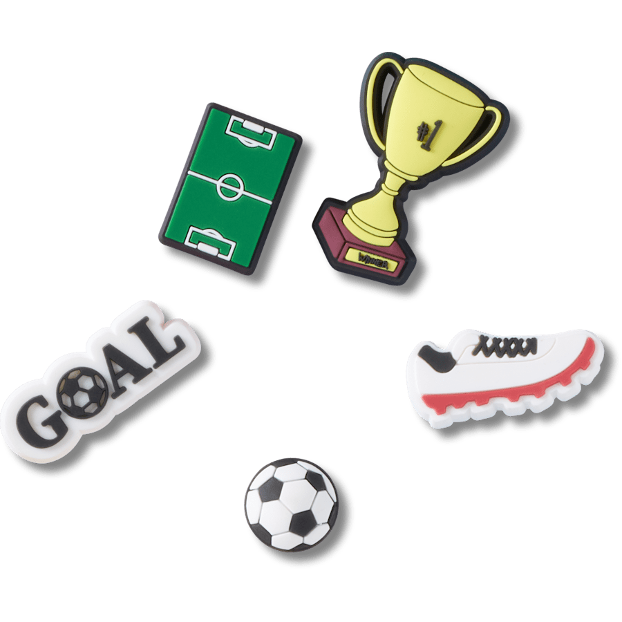 Crocs|Soccer Star 5 Pack Jibbitz™ charms