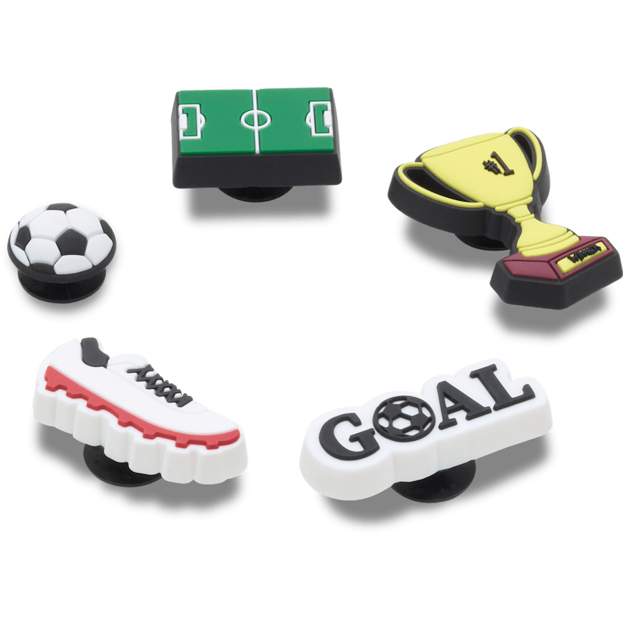 Crocs|Soccer Star 5 Pack Jibbitz™ charms