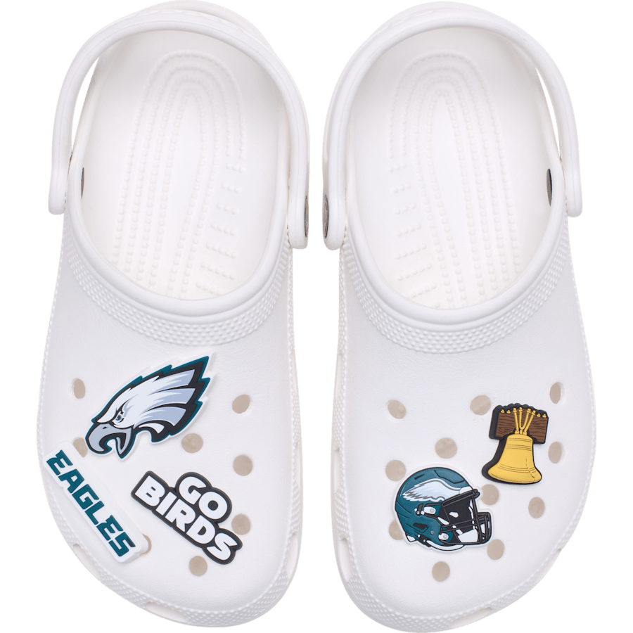 Crocs|NFL Philadelphia Eagles 5 Pack Jibbitz Shoe Charm