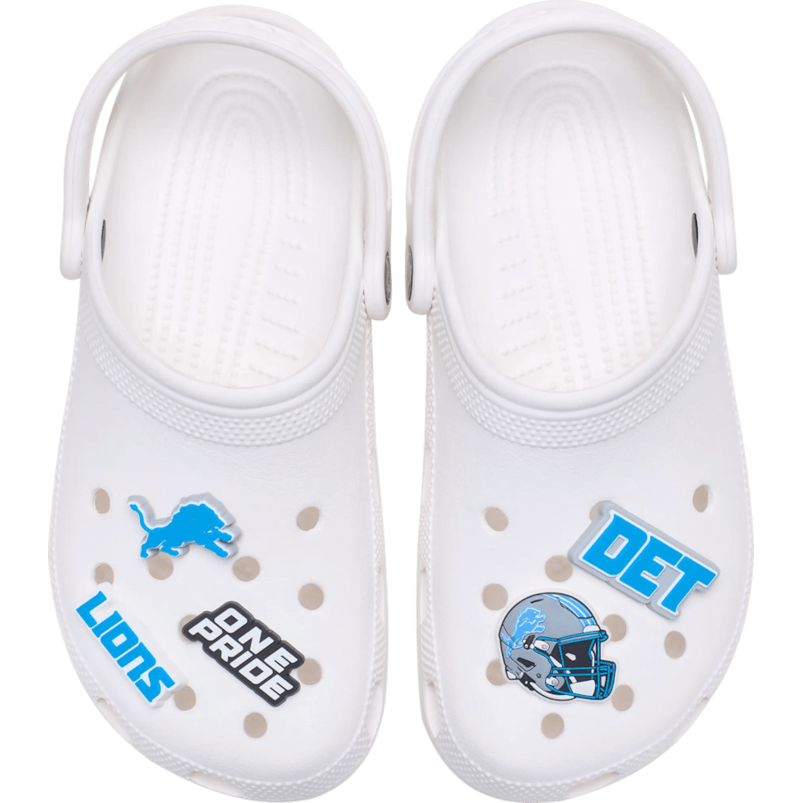 Crocs|NFL Detroit Lions 5 Pack Jibbitz Shoe Charm