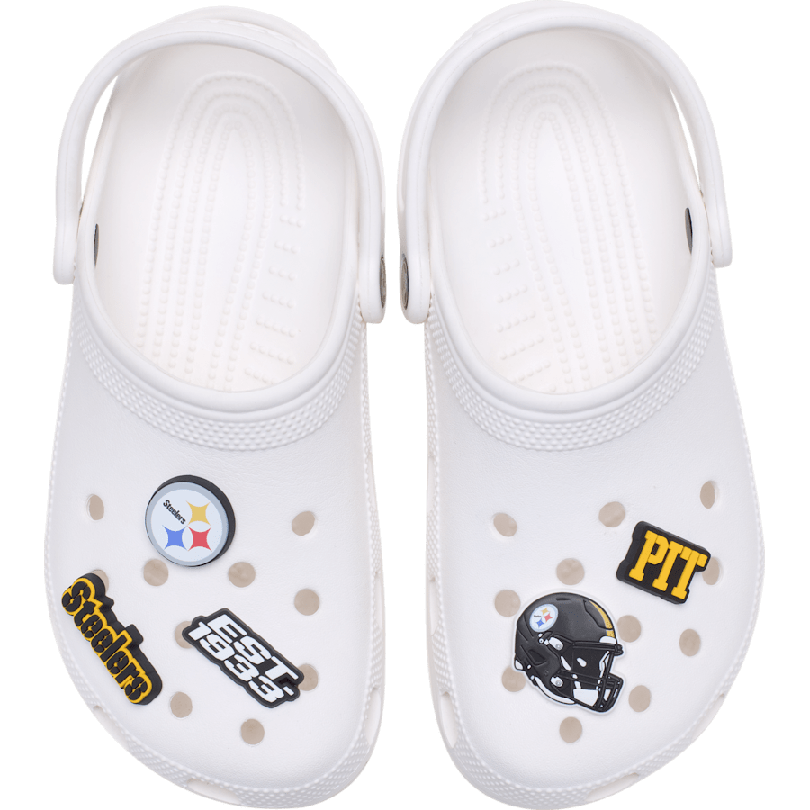 Crocs|NFL Pittsburgh Steelers 5 Pack Jibbitz Shoe Charm