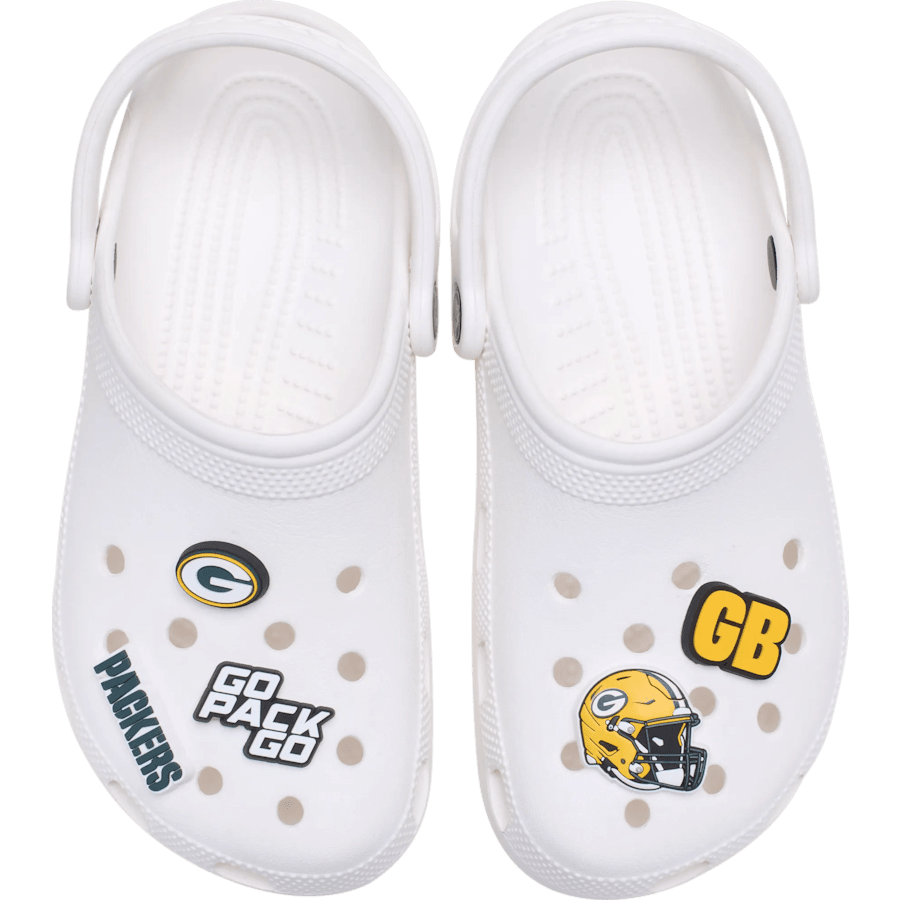 Crocs|NFL Green Bay Packers 5 Pack Jibbitz Shoe Charm