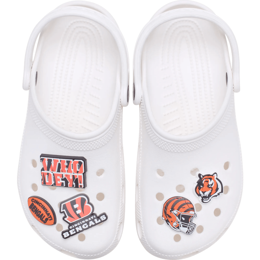 Crocs|NFL Cincinnati Bengals 5 Pack Jibbitz Shoe Charm