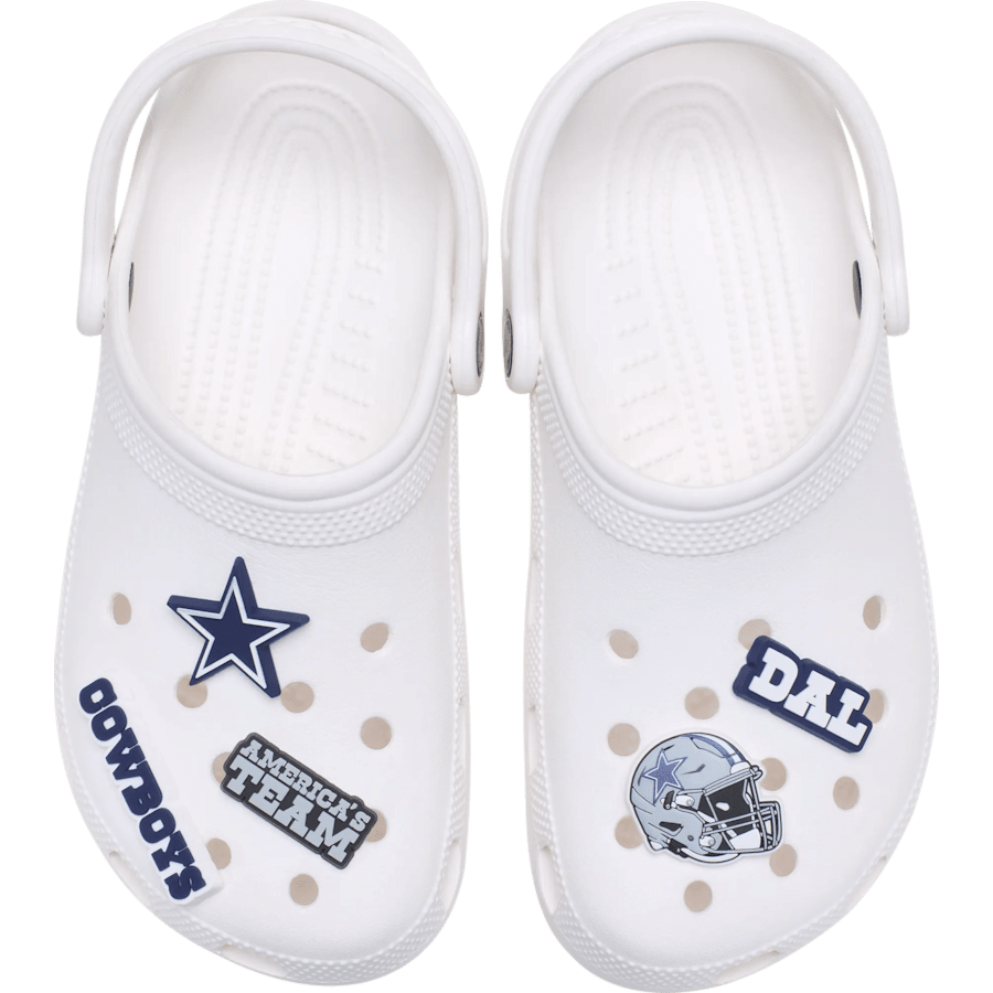 Crocs|NFL Dallas Cowboys 5 Pack Jibbitz Shoe Charm