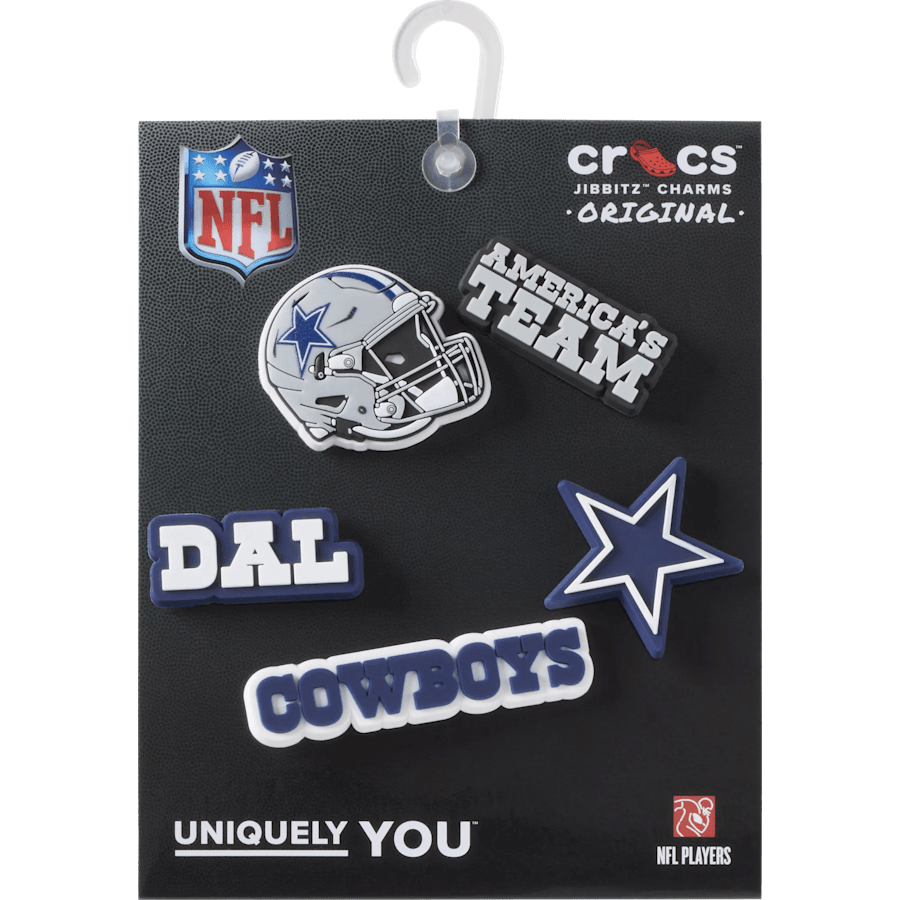 Crocs|NFL Dallas Cowboys 5 Pack Jibbitz Shoe Charm