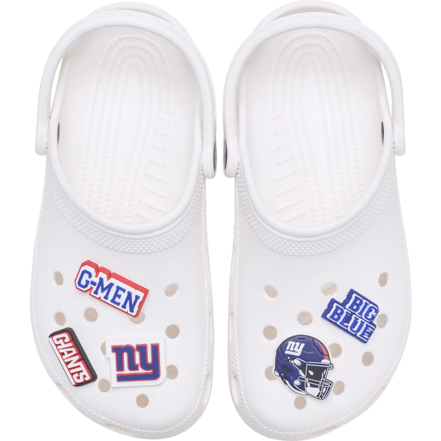 Crocs|NFL New York Giants 5 Pack Jibbitz Shoe Charm