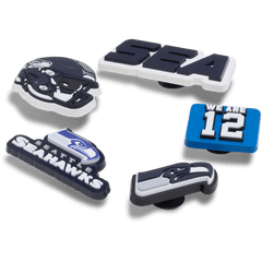 Crocs|NFL Seattle Seahawks 5 Pack Jibbitz Shoe Charm