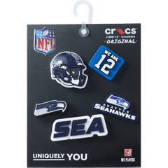 Crocs|NFL Seattle Seahawks 5 Pack Jibbitz Shoe Charm