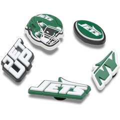 Crocs|NFL New York Jets 5 Pack Jibbitz Shoe Charm