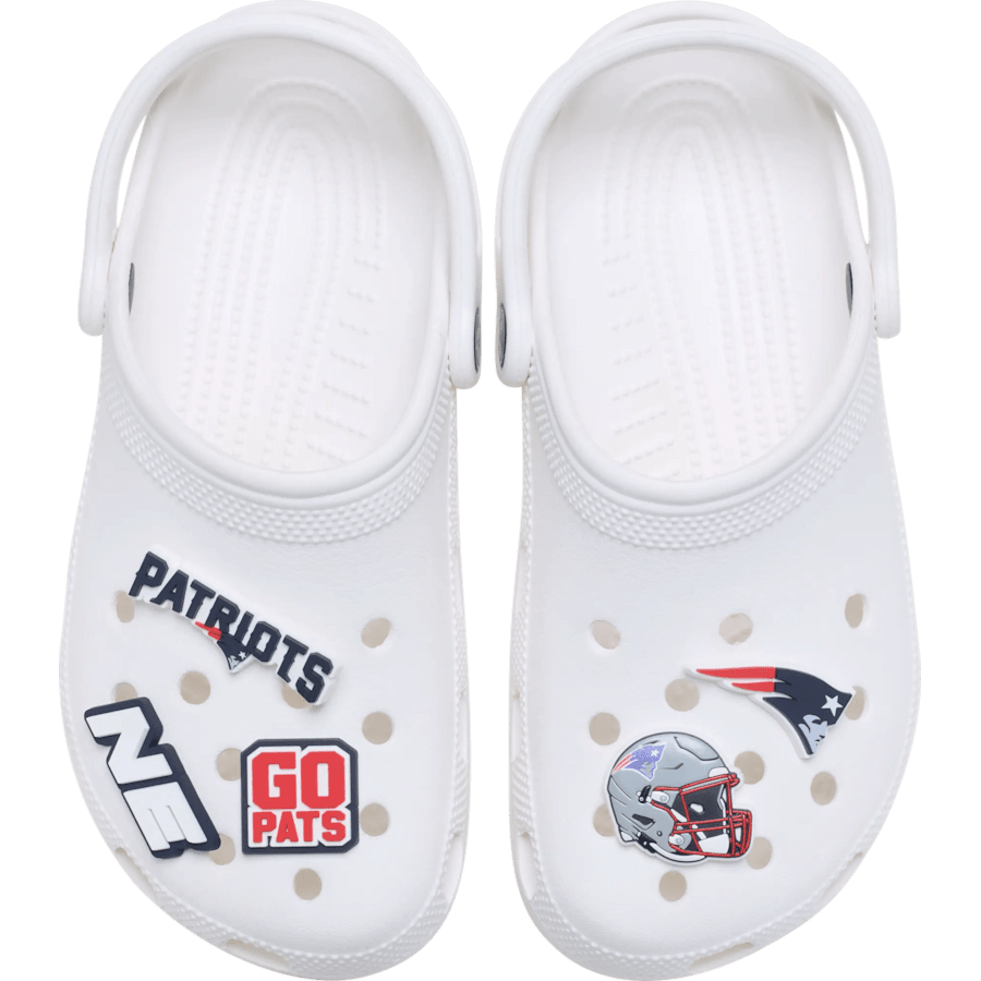 Crocs|NFL New England Patriots 5 Pack Jibbitz Shoe Charm