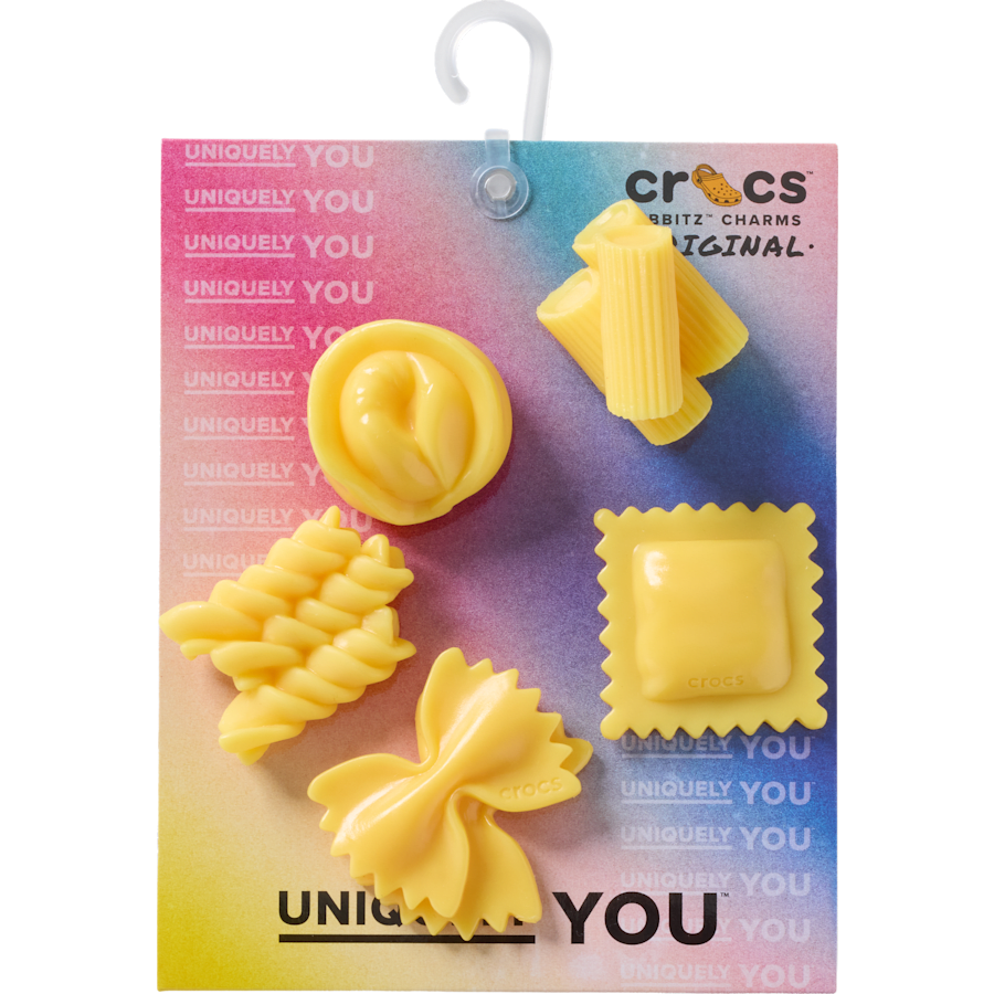 Crocs|Realistic Pasta 5 Pack Jibbitz™ charms