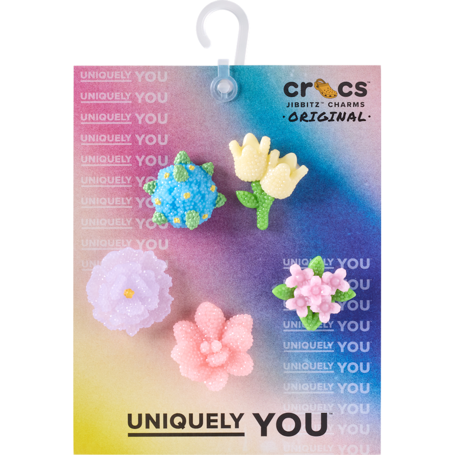 Crocs|Beaded Flowers 5 Pack Jibbitz™ charms