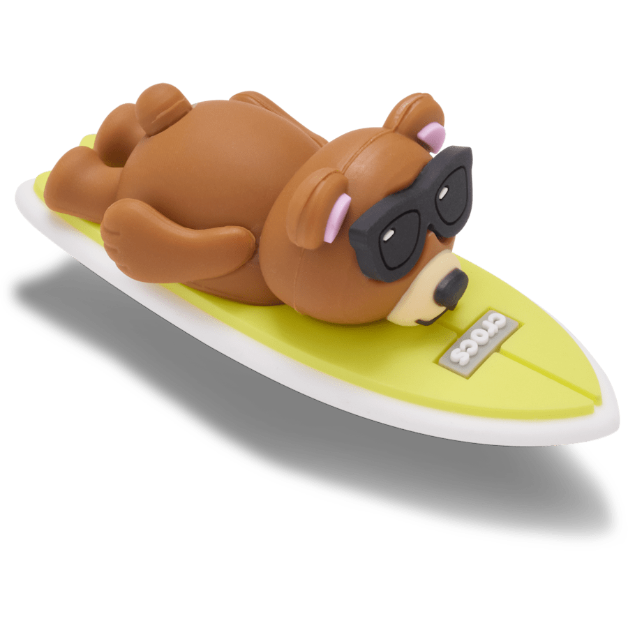 Crocs|3D Surfing Bear Jibbitz™ charms