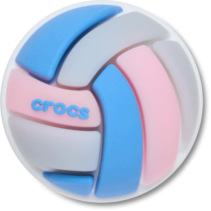 Crocs|3D Pastel Volleyball Jibbitz™ charms