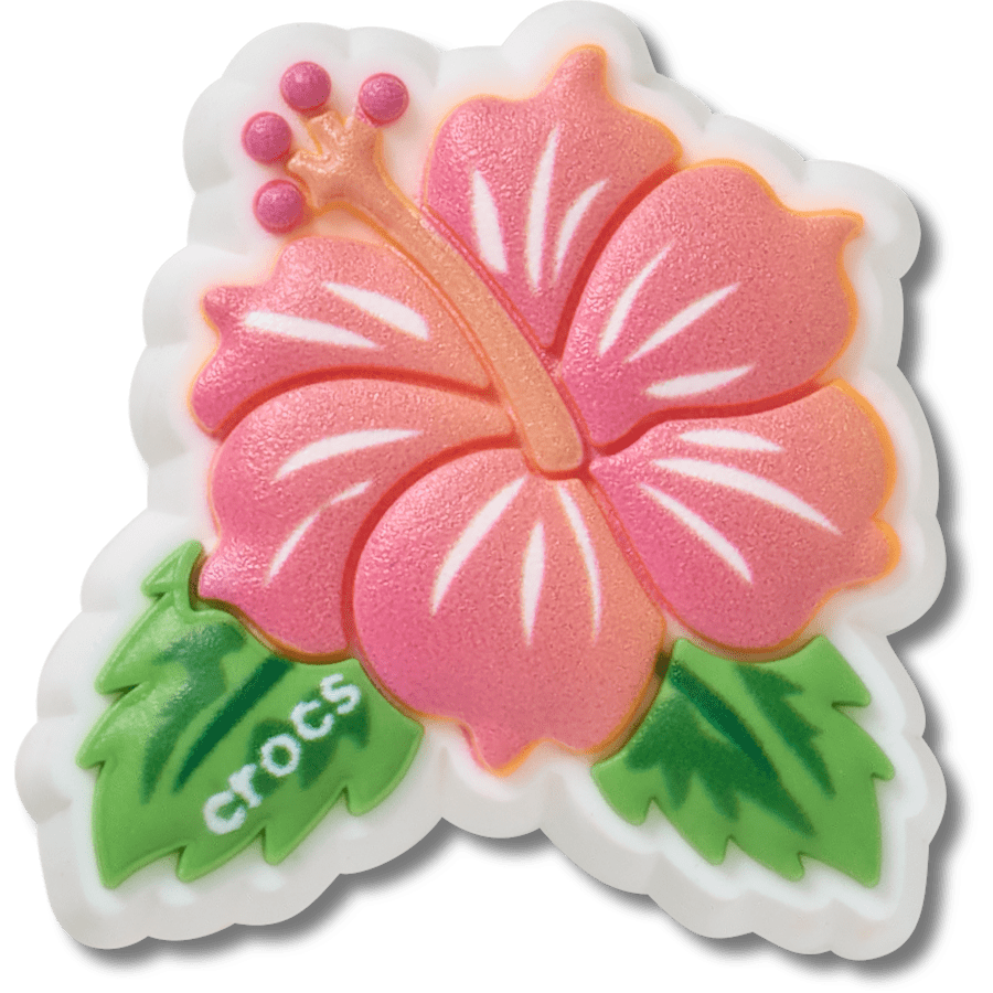 Crocs|Blue Tropical Hibiscus Jibbitz™ charms