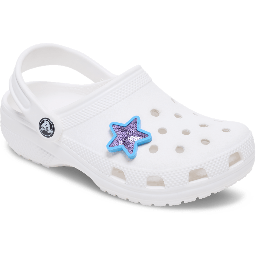 Crocs|Purple Sequin Star Jibbitz™ charms