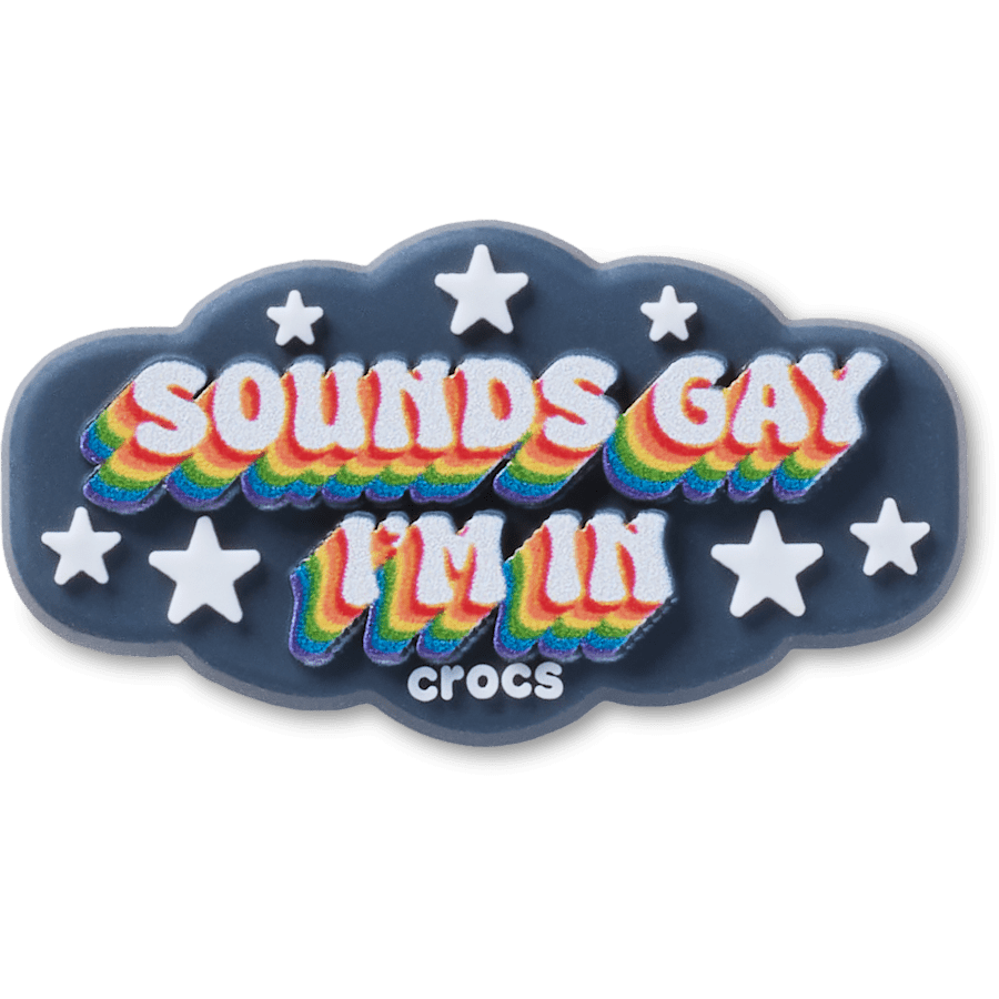 Crocs|Sounds Gay Im In Jibbitz™ charms