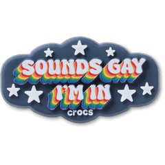 Crocs|Sounds Gay Im In Jibbitz™ charms