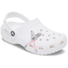 Crocs|Silver Beaded Meta Butterfly Jibbitz™ charms