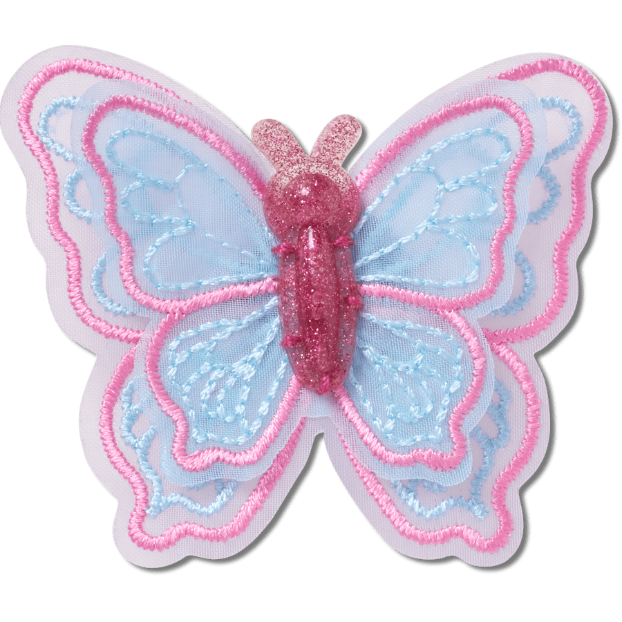 Crocs|Mesh Sequin Butterfly Jibbitz™ charms