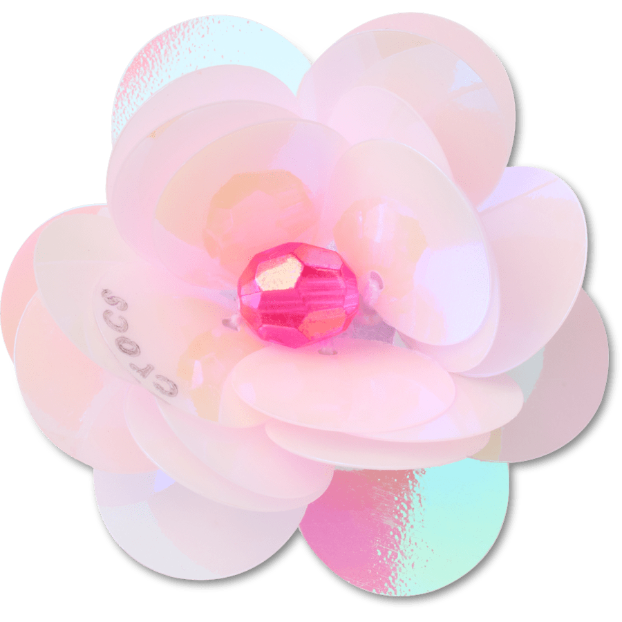 Crocs|Sequin Pink Flower Jibbitz™ charms