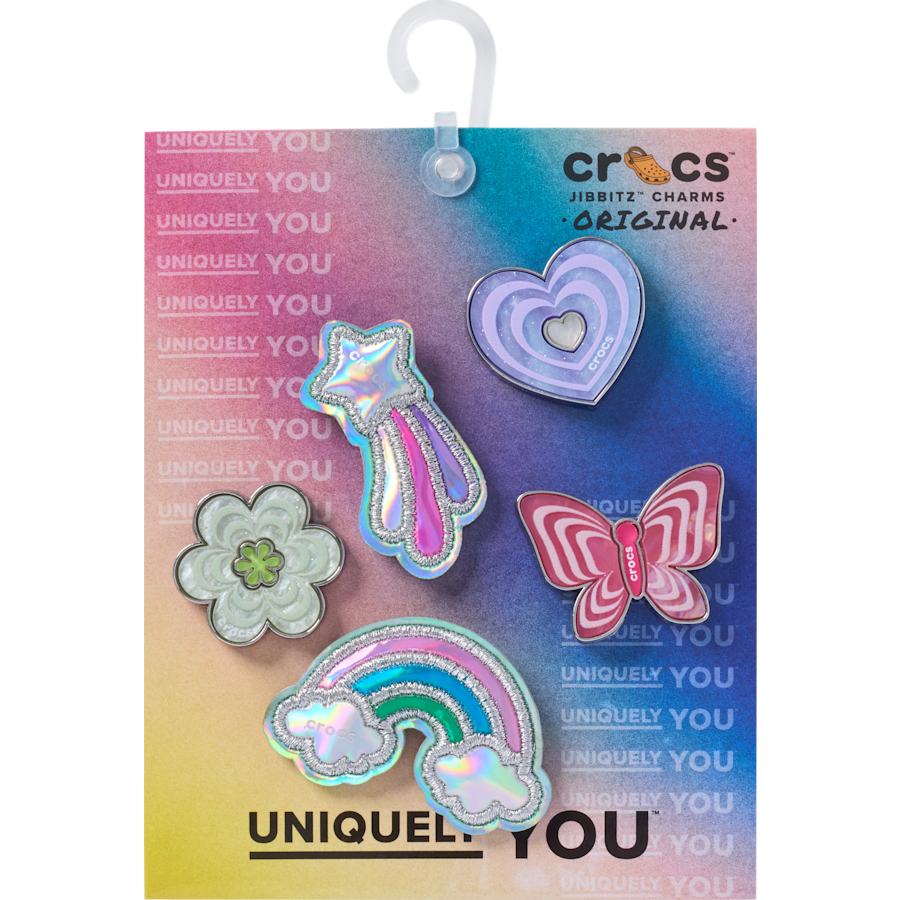 Crocs|Funky Girly Icons 5 Pack Jibbitz™ charms