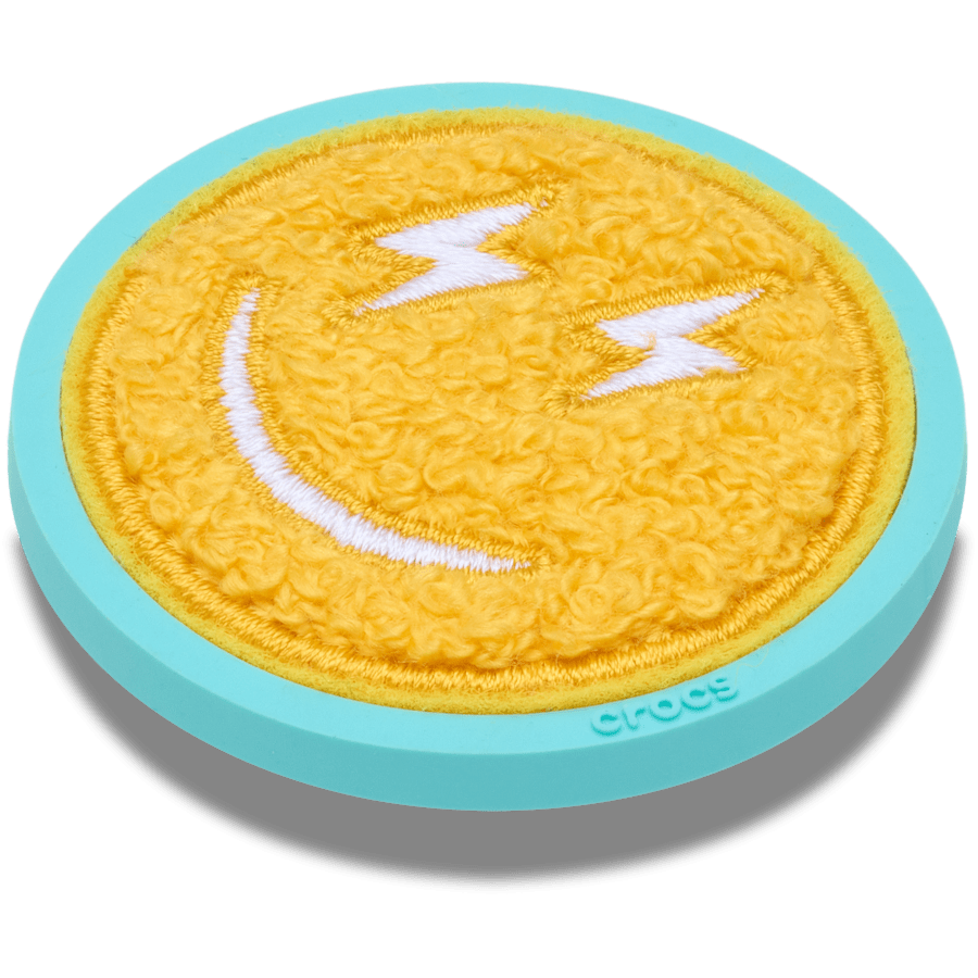Crocs|Mega Chenille Happy Face Jibbitz™ charms