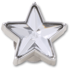 Crocs|Silver Gem Sparkle Star Jibbitz™ charms