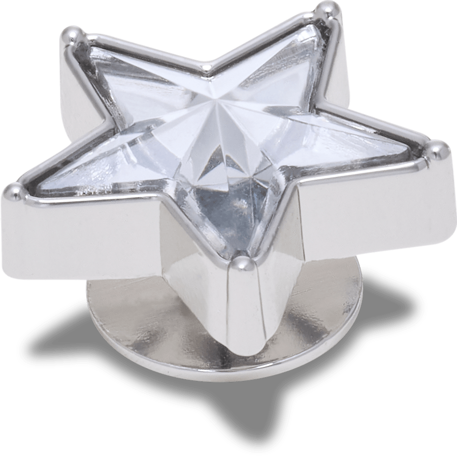 Crocs|Silver Gem Sparkle Star Jibbitz™ charms