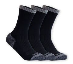 3 Pack Half Terry Work Crew Socks | Skechers US