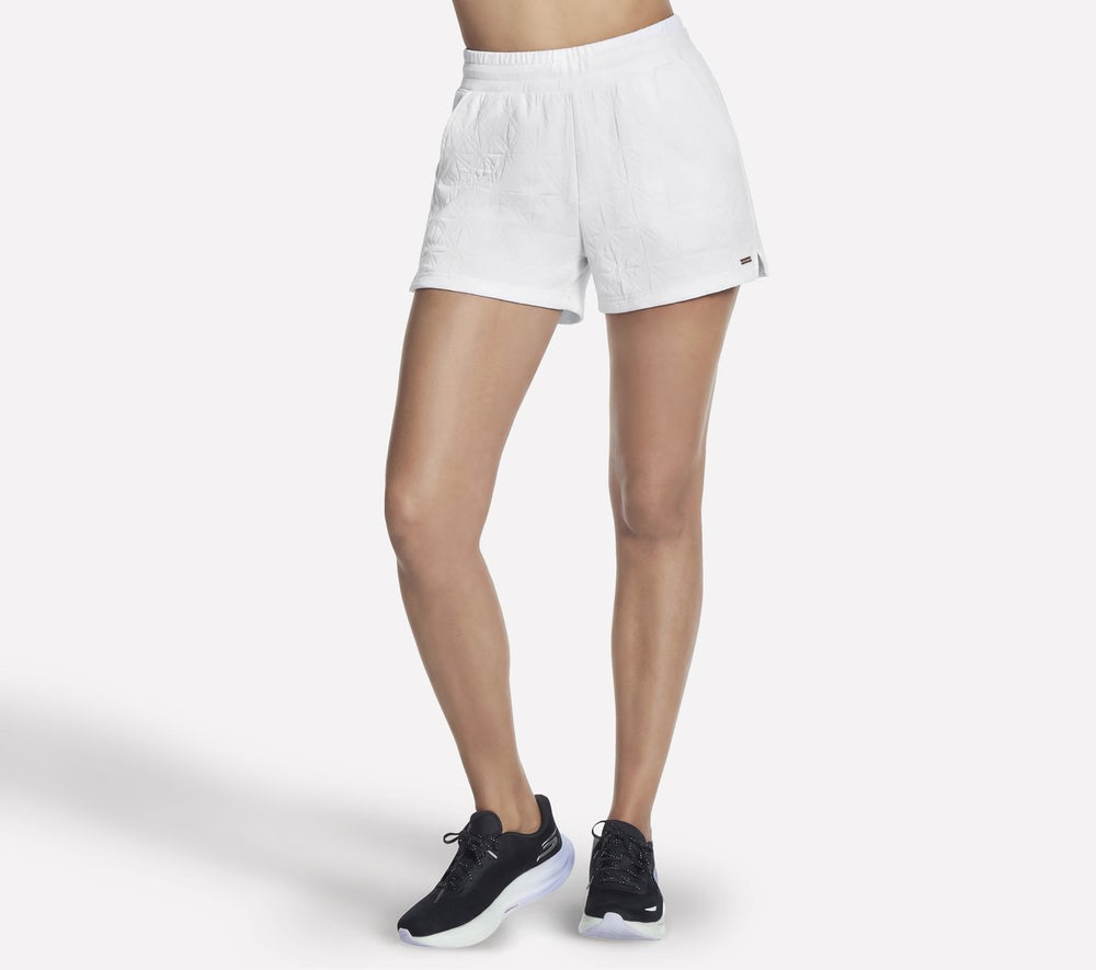 GO WALK Cozy Fit Diamond 4 Inch Short | Skechers for sale