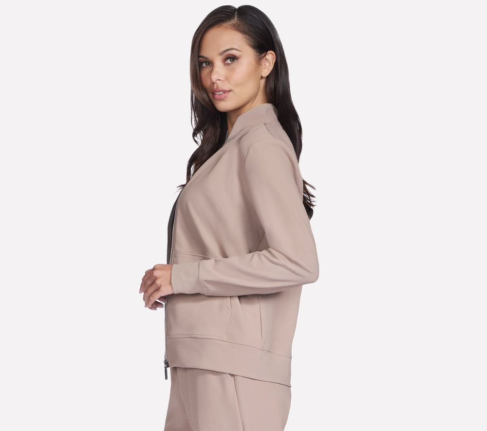 GO Luxe Rib Everyday Full Zip Jacket | Skechers discount