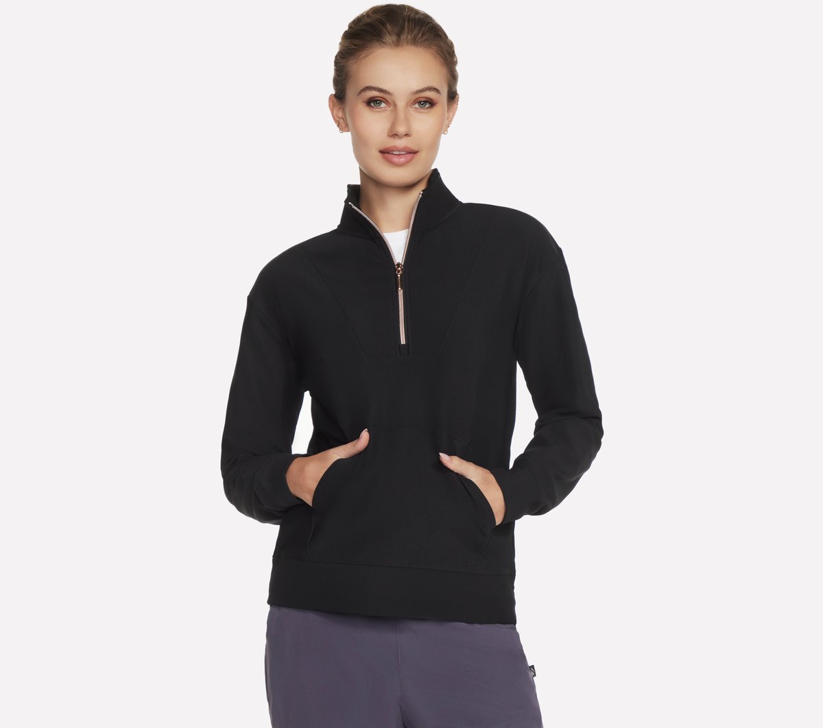 GO LUXE Rib 1/4 Zip | Skechers on sale