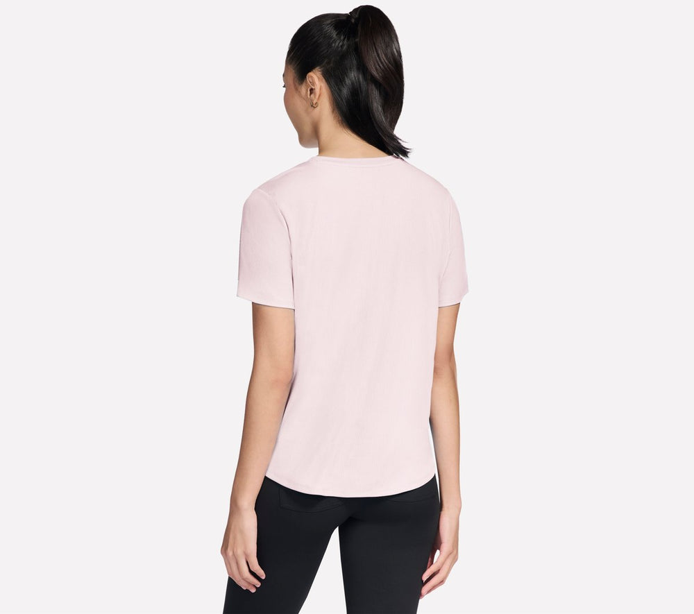 GO WALK Luxe Rib Tee | Skechers for sale