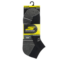 3 Pack Men's Half Terry Low Cut Socks | Skechers online