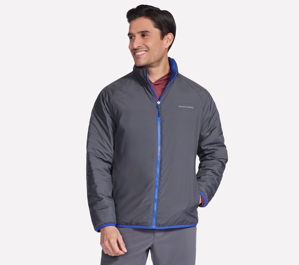 GO SHIELD Cozy Fit Altitude Reversible Jacket | Skechers online