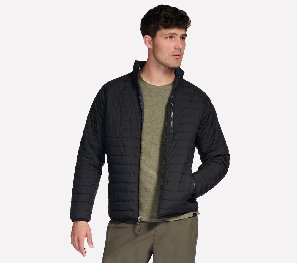 GO SHIELD Cozy Fit Altitude Reversible Jacket | Skechers US
