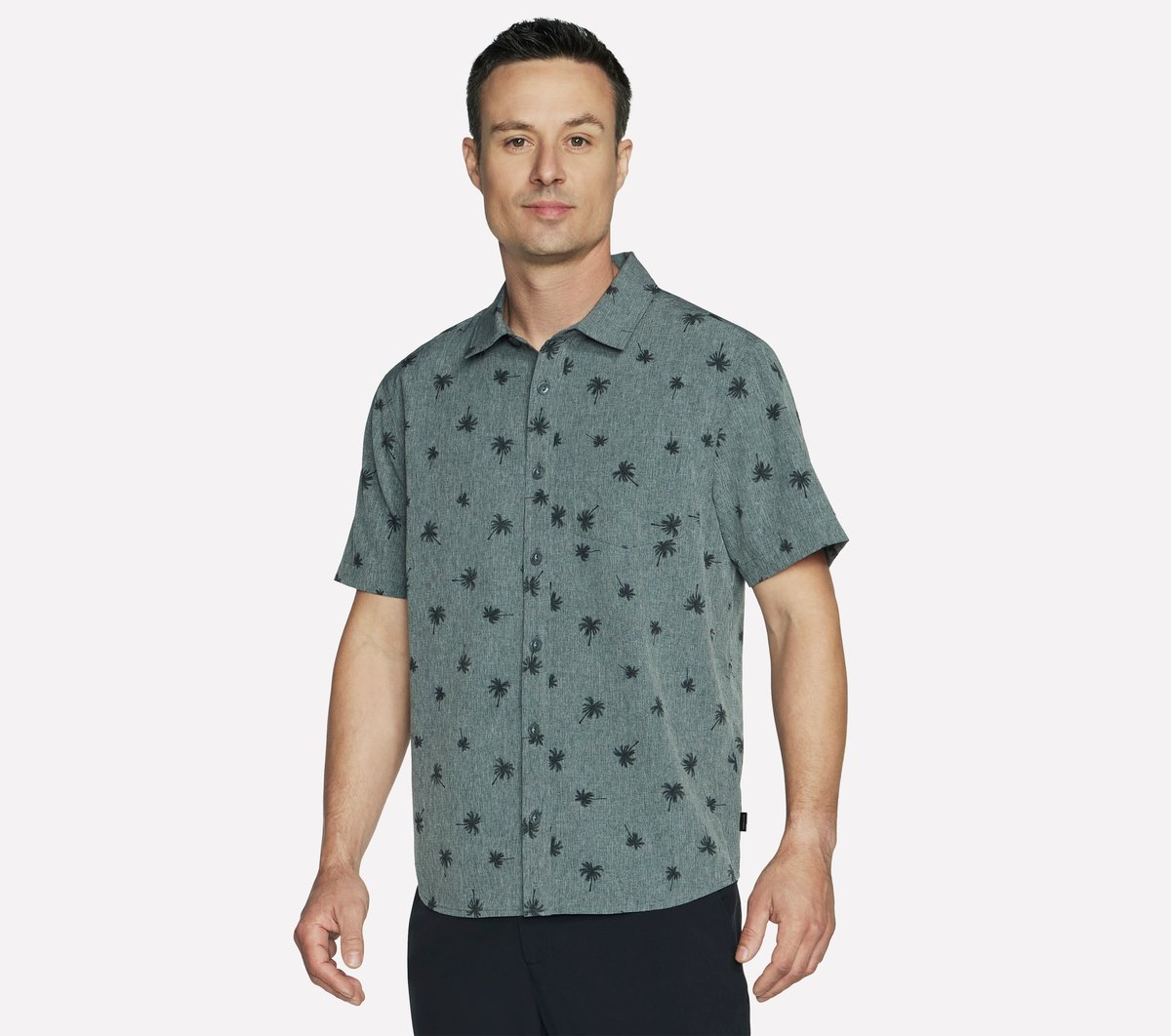 The GO WALK Air Printed Short Sleeve Shirt | Skechers for sale