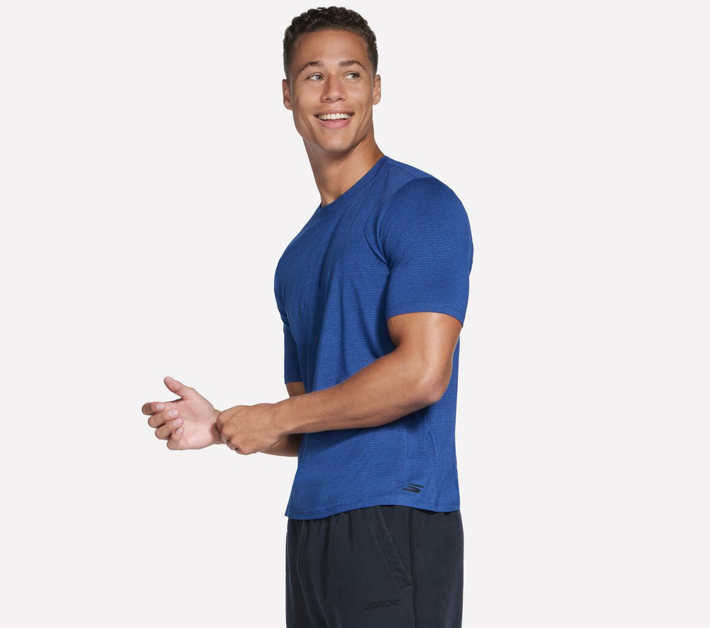 GO DRI All Day Stripe Tee | Skechers for sale