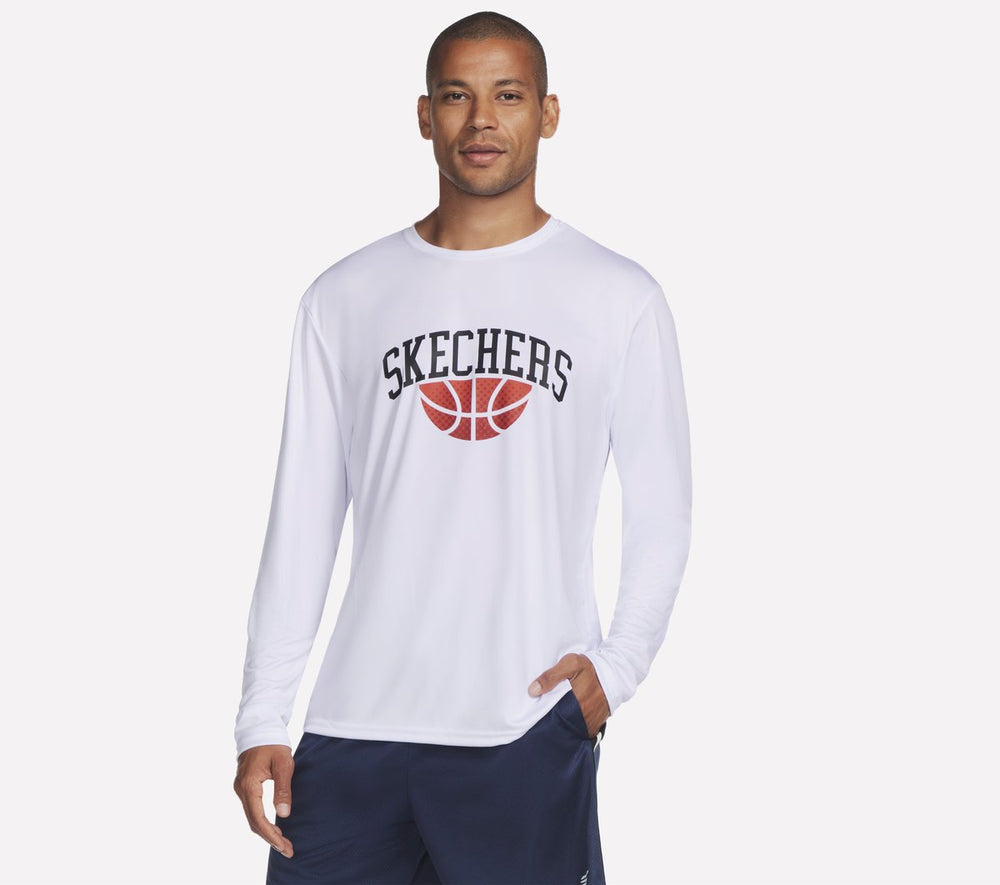 Hoops Long Sleeve Tee | Skechers on sale