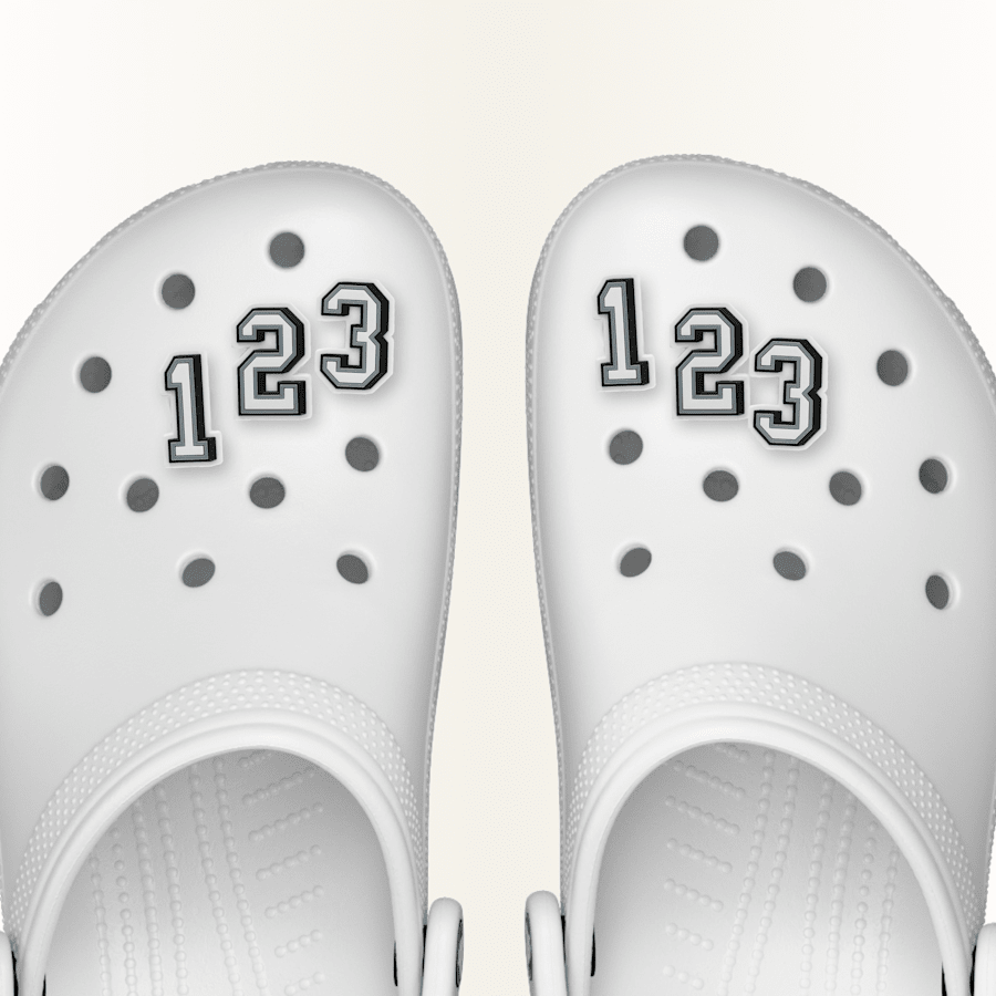 Crocs|Number 0-9 Jibbitz Shoe Charm