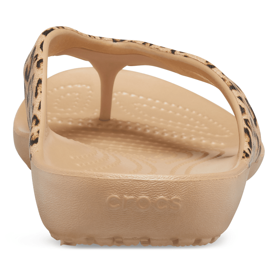 Crocs|Women's Kadee II Leopard Flip