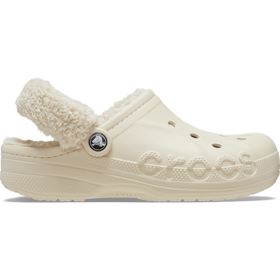 Crocs|Baya Lined Fuzz-Strap Clog