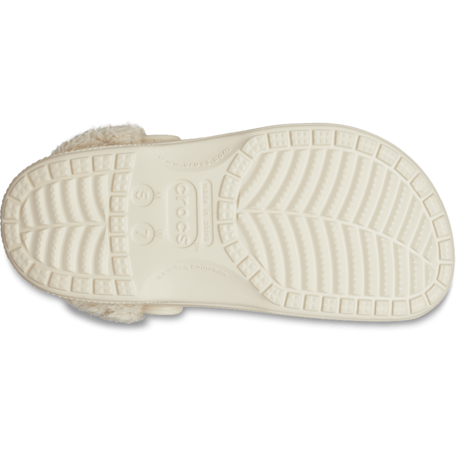 Crocs|Baya Lined Fuzz-Strap Clog