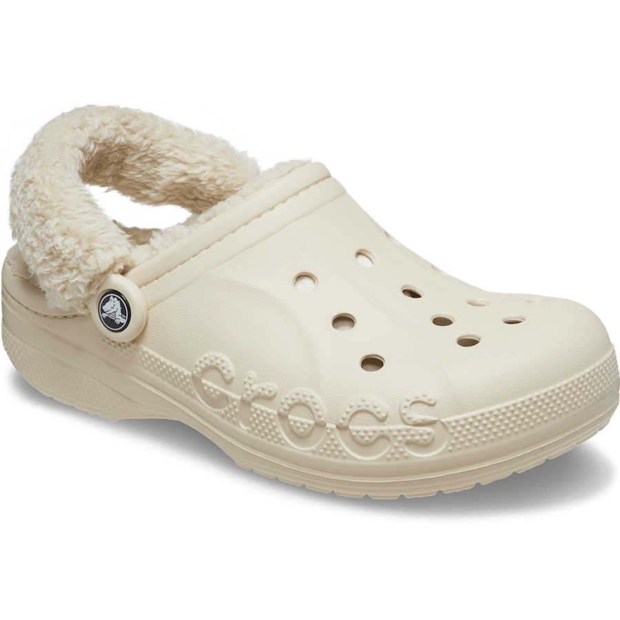 Crocs|Baya Lined Fuzz-Strap Clog
