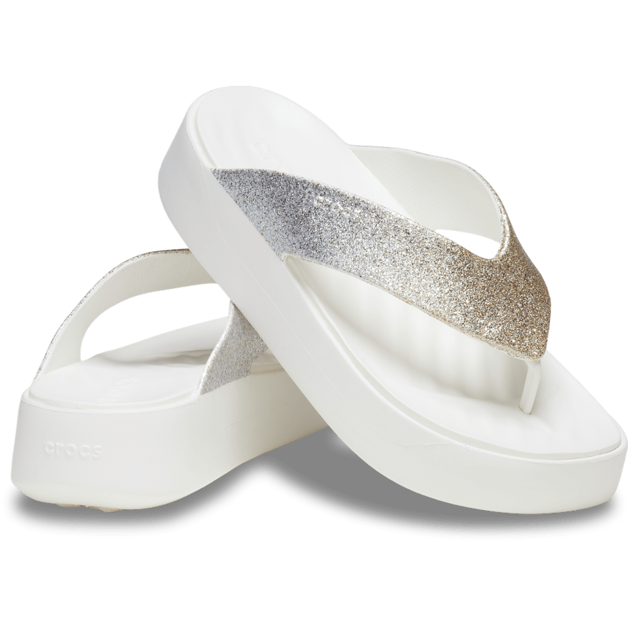 Crocs|Getaway Chunky Glitter Platform Flip