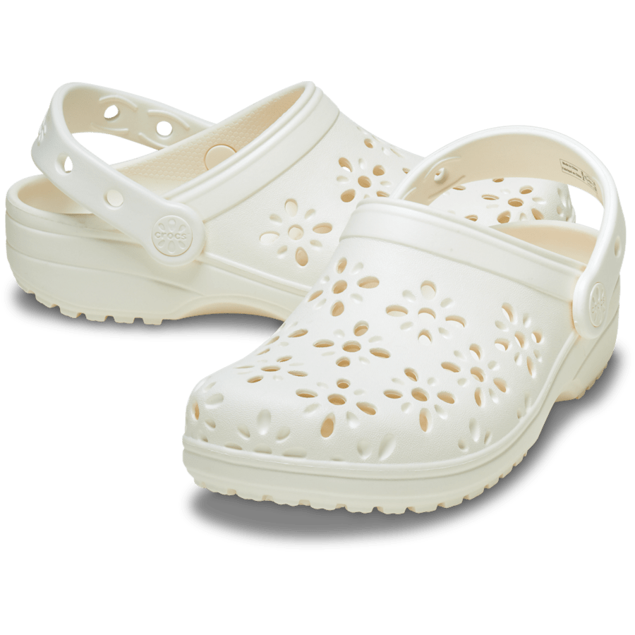 Crocs|Classic Floral Cut-Out Clog