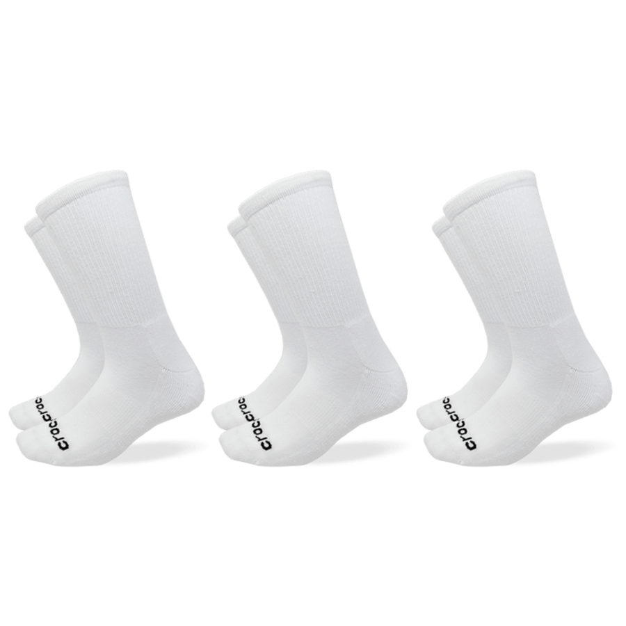 Crocs|CrocsSocks Crew Texture Logo 3PK