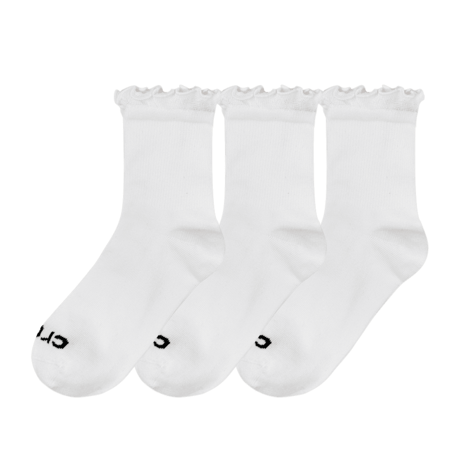 Crocs|CrocsSocks Ruffle Ankle 3 PK