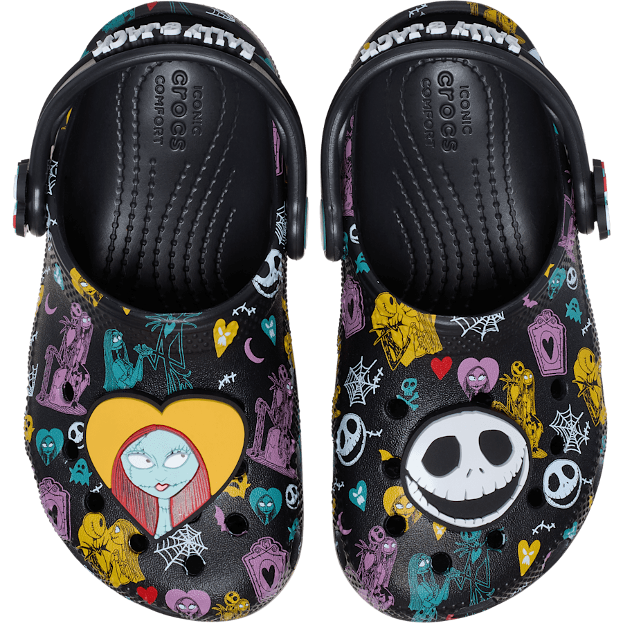 Crocs|Toddlers’ Disney Tim Burton's The Nightmare Before Christmas Jack and Sally Classic Clog